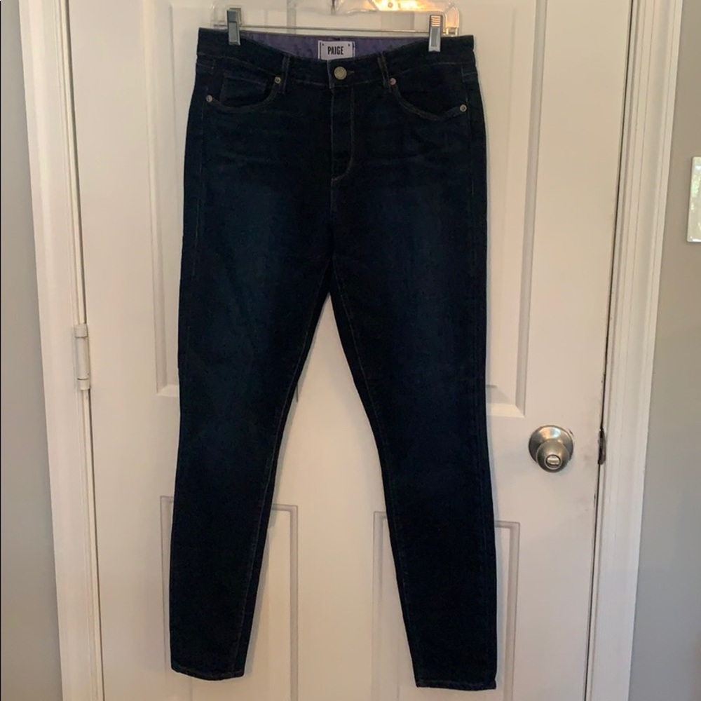 Paige Dark Denim Jean Leggings